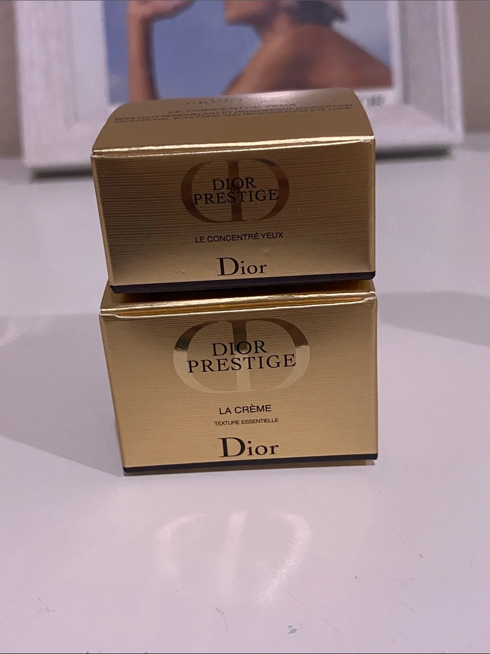 Dior Prestige La Crème & Eye Concentrate Set - Gold